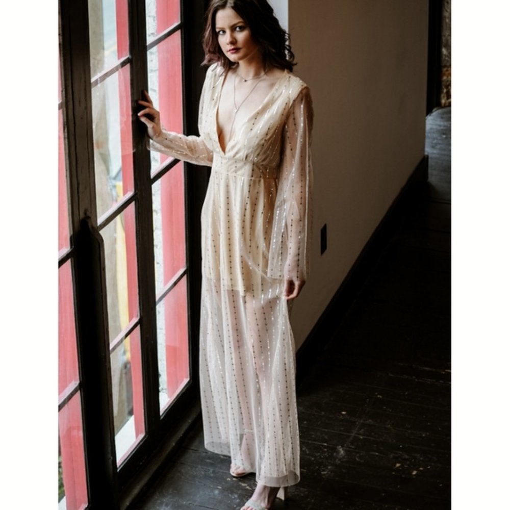 Mesh Maxi Dress